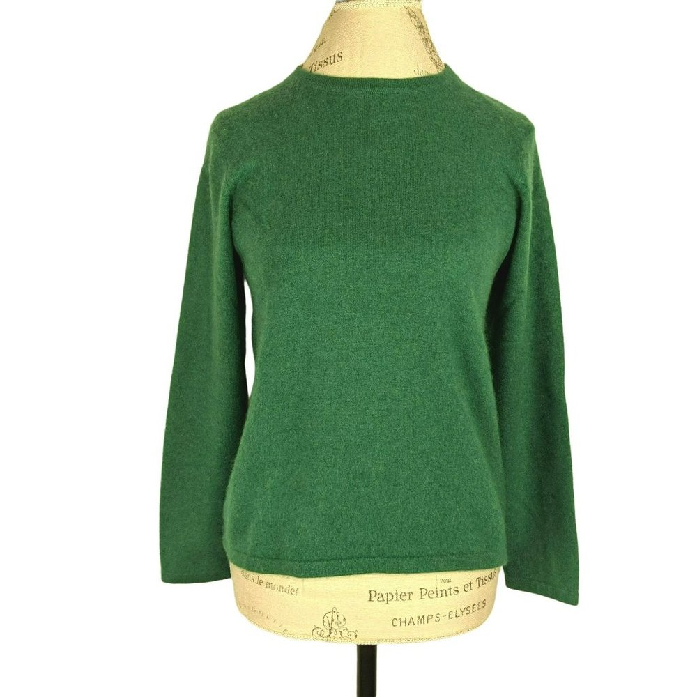 Orvis Green Cashmere Sweater